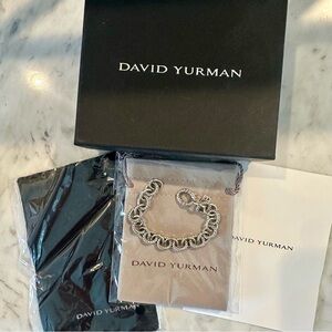 David Yurman Oval Link Chain Bracelet in Sterling Silver, 10mm